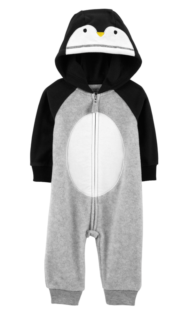 Producto - Enterito Micropolar Bebe Pinguino Capucha
