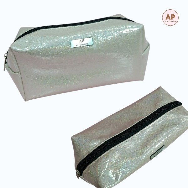 Producto - NECESER CARTU BOX CUERINA ROSA VIEJO BRILLOSO