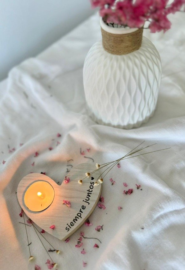 Producto - Portavelas SIEMPRE JUNTOS