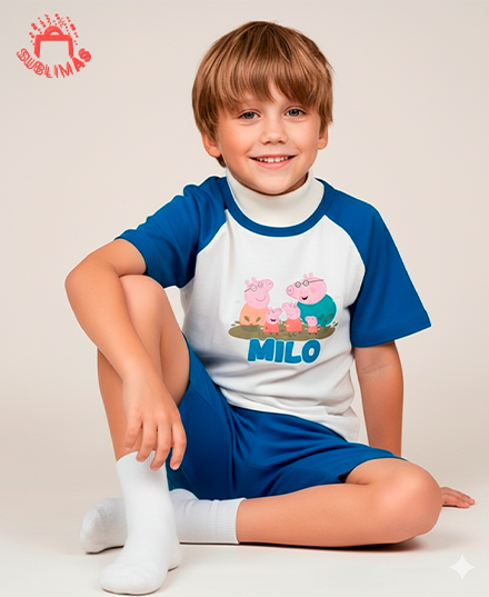 Producto - Pijama de verano manga corta Pepa pig