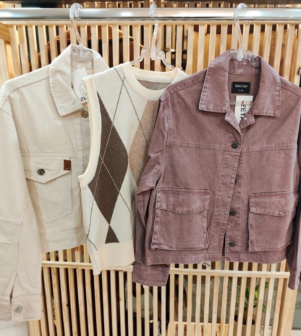 Producto - Campera gabardina rosa viejo - 2