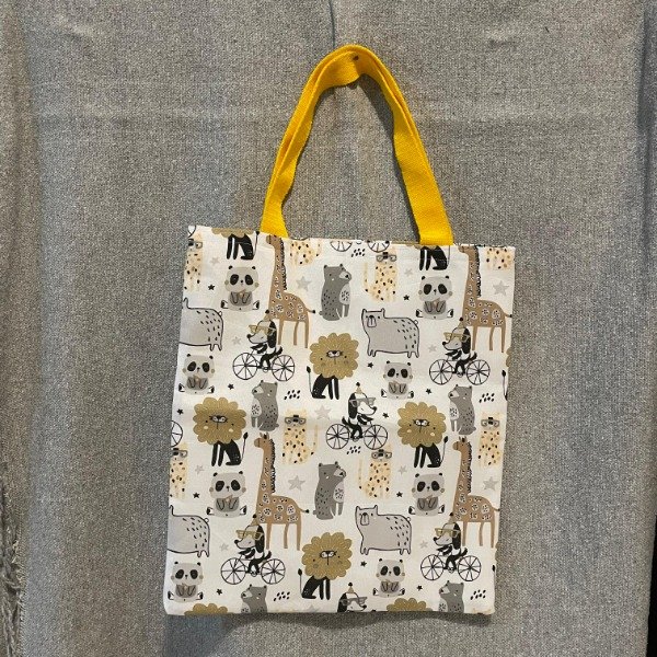 Producto - Bolsa Animales amarilla