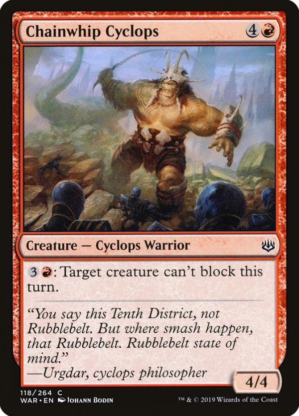 Producto - Chainwhip Cyclops  War of the Spark