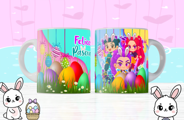 Producto - TAZAS PASCUAS GUERRERAS KPOP