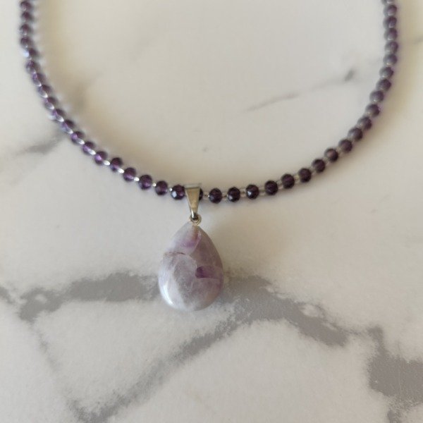 Producto - Collar Energía Gota Amatista