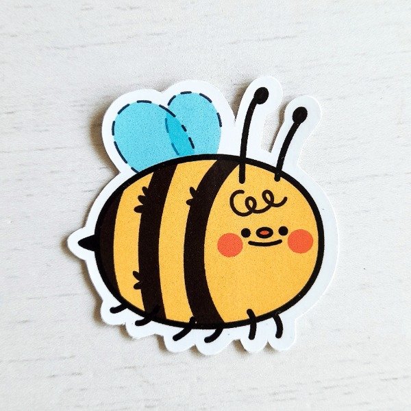 Producto - Abejita: Sticker Vinílico
