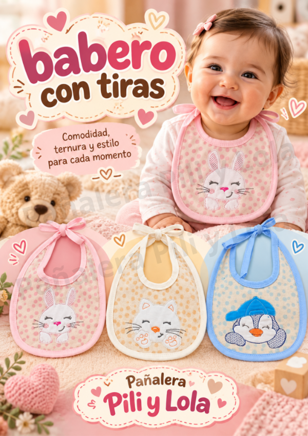Producto - Babero con tiras