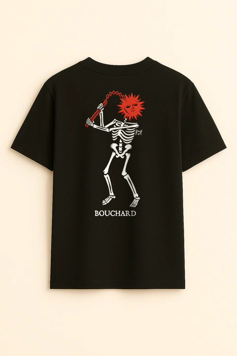 Producto - Bandera de Bouchard (Negra Clásica Hombre Dorsal)