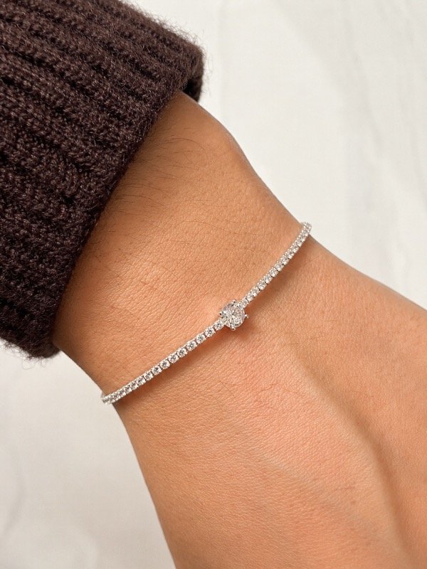Producto - Pulsera Malba Acero blanco