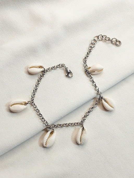 Producto - Tobillera buzios - Acero