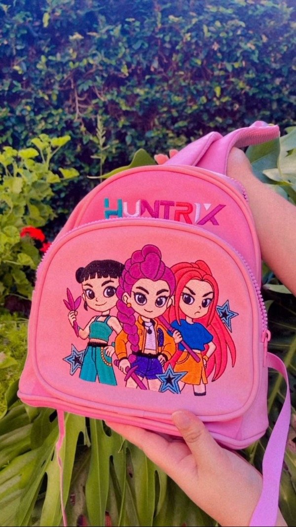 Producto - Mochila de ecocuero rosada