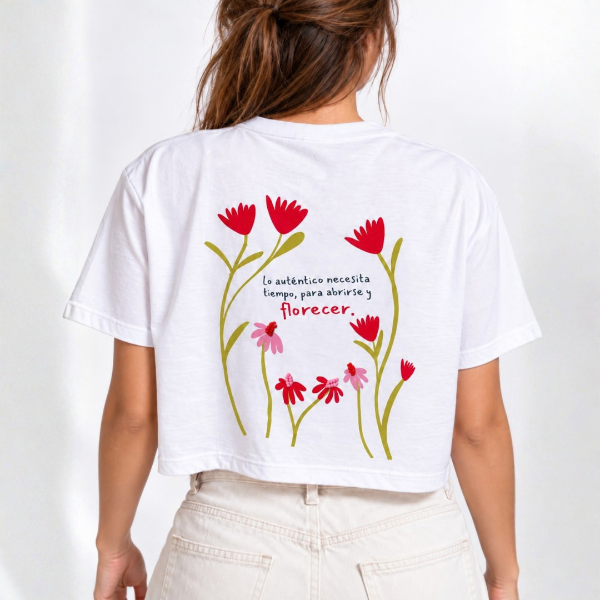 Producto - Remera Florecer (boxy fit)