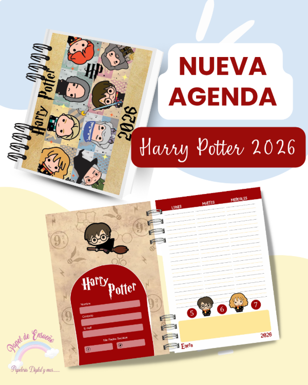 Producto - Agenda Harry Potter 2026