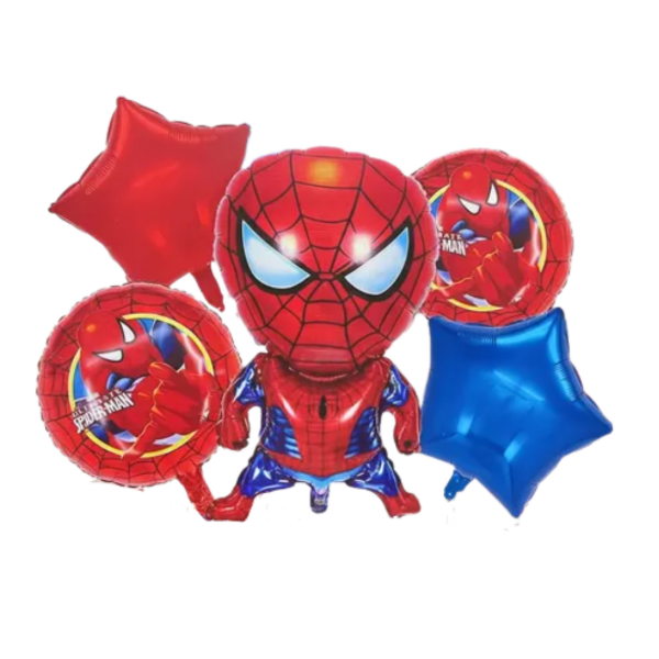 Producto - Set 5 globos spiderman - 1