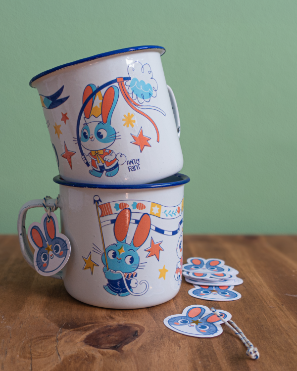 Producto - Jarra Enlozada Bunny Parade