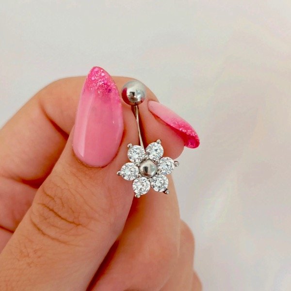 Producto - Piercing ombligo flor
