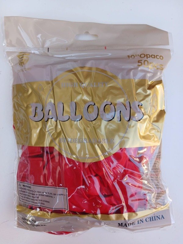 Producto - Globo Chogori 10" Standard x50 u. Rojo