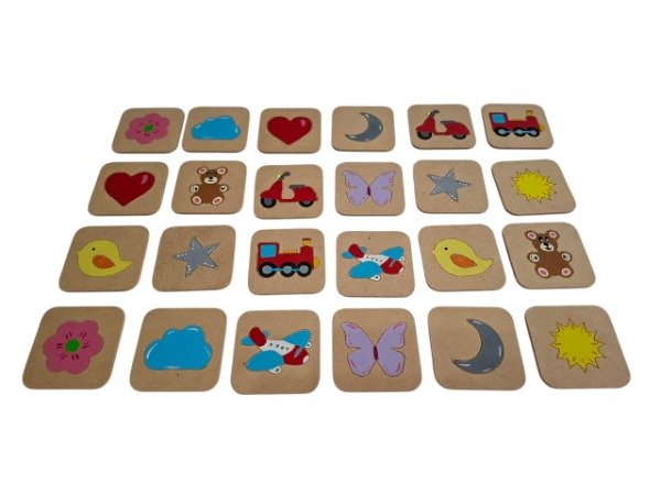 Producto - Juego de memoria de madera