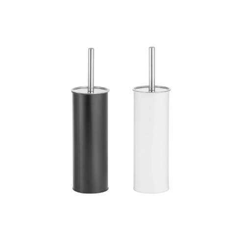 Producto - Escobilla de Baño con Porta Escobilla Blanco Negro