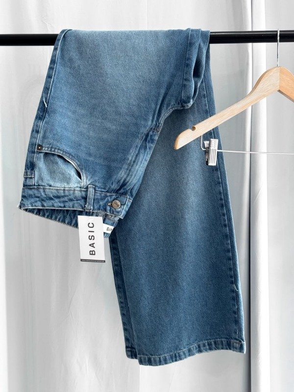 Producto - Jean Wide Leg Recto Mia tiro alto celeste