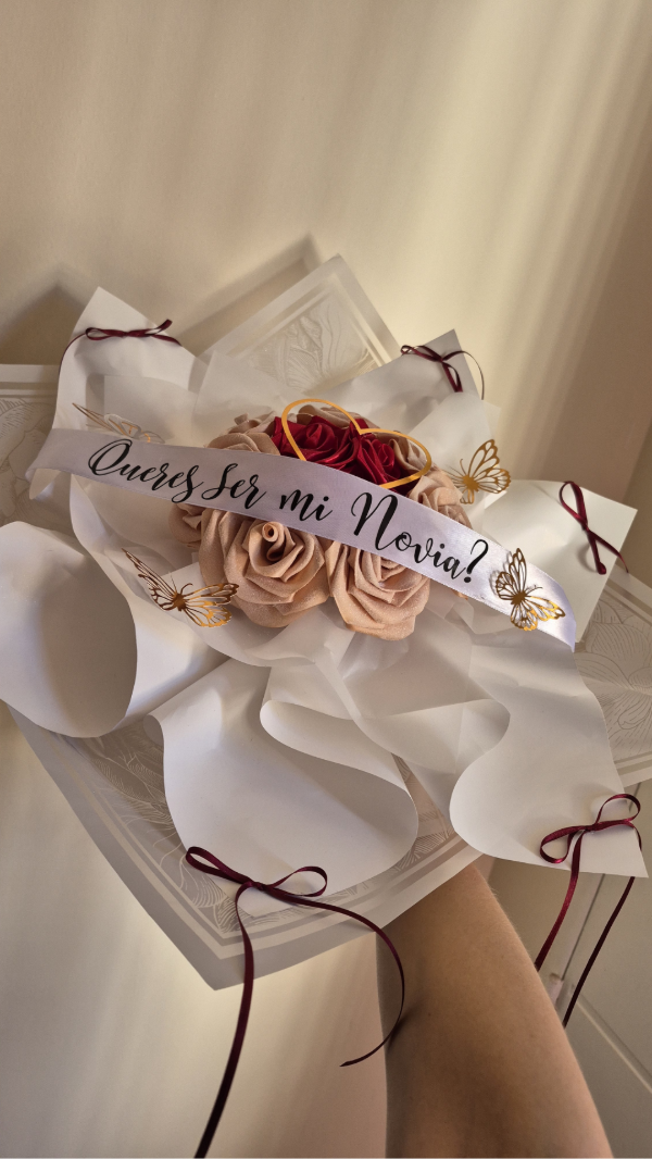 Producto - Ramo ilumina con liston y luz