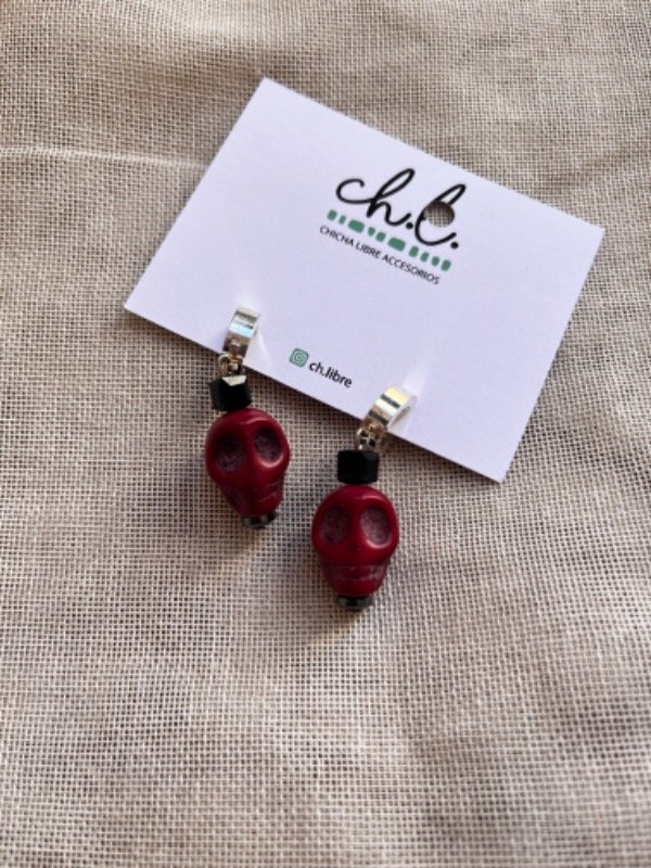 Producto - AROS CALAVERA BORDÓ