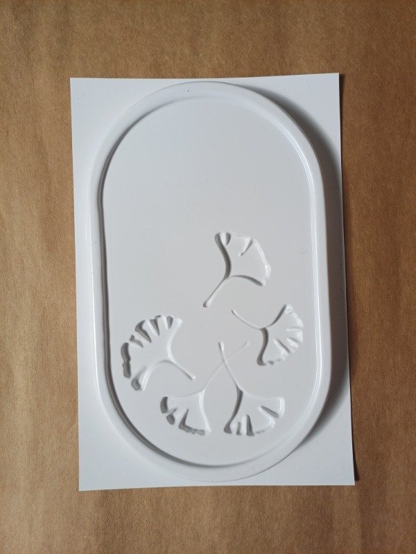 Producto - Molde Bandeja Oval Ginkgo