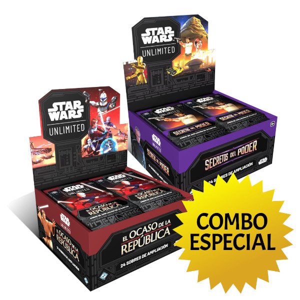 Producto - STAR WARS: Unlimited - Combo ESPECIAL Ampliación Set 3 + Set 6