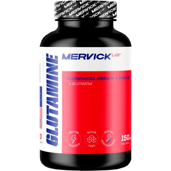 Producto - L-Glutamina MervickLab - Recuperación y sistema inmune, 300 g