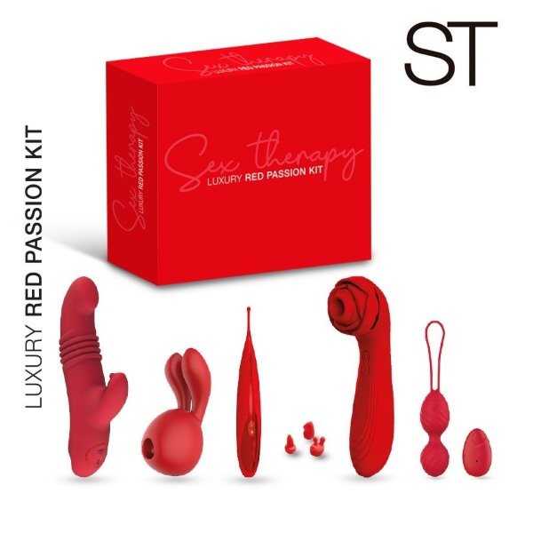 Producto - KIT ESTIMULADORES DE CLITORIS LUXURY RED PASSION - ST