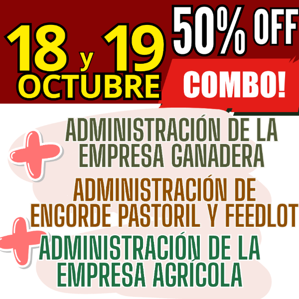 Producto - COMBO 3 CURSOS: Admin Ganadera + Engorde Pastoril y Feedlot + Admin Agrícola - 0