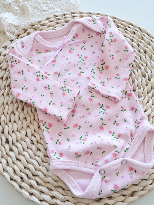 Producto - Body florcitas rosa