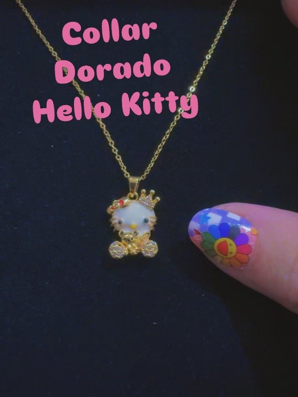 Producto - COLLAR HELLO KITTY DORADO