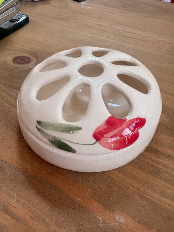 Producto - Porta Espiral Caramica Premium Tulipan Rojo