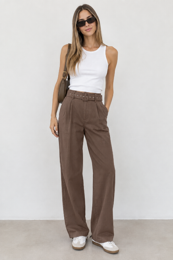 Producto - Pantalón Sastrero California Chocolate - 0