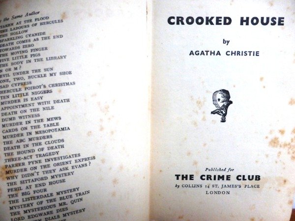 Producto - CROOKED HOUSE - AGATHA CHRISTIE - THE CRIME CLUB - COLLINS - 1949 - EN INGLES