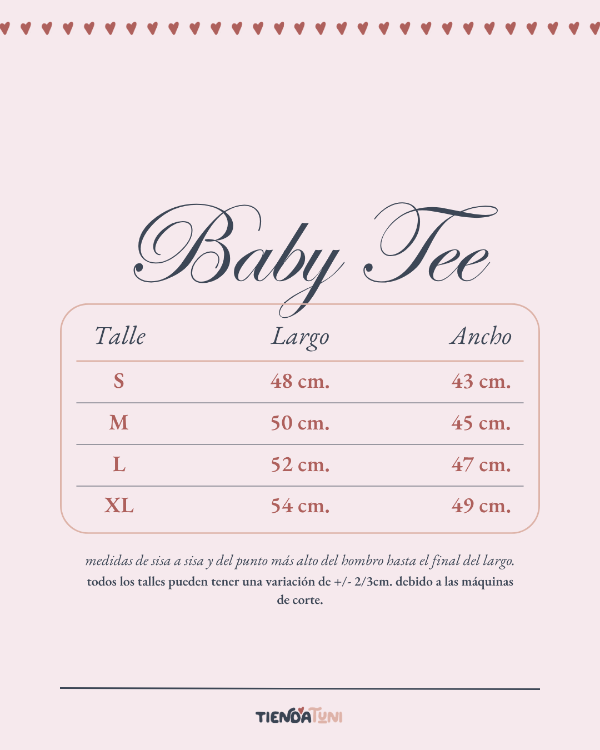 Producto - BABY TEE PERSONALIZADA (leer descripción) - 1