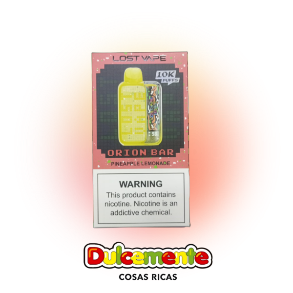 Producto - LOST VAPE PINEAPPLE LEMONADE ORION BAR VAPER