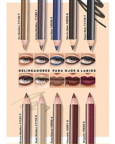 Producto - Lapiz delineador de ojos y de labios Avon