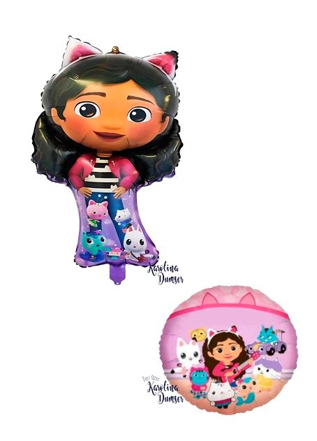 Producto - Set de Globos Gaby y La Casa de Muñecas y Deco Party . 113 Artículos - 1