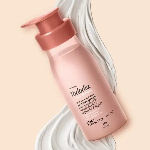 Producto - Tododia pera y flor de loto crema nutritiva 400ml.