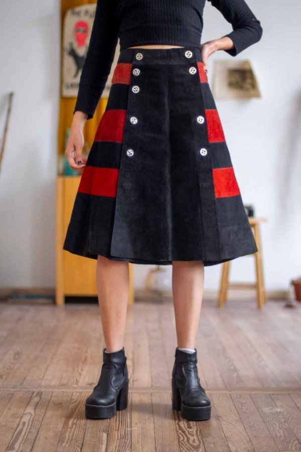 Falda Gamuza Den Talle: XL