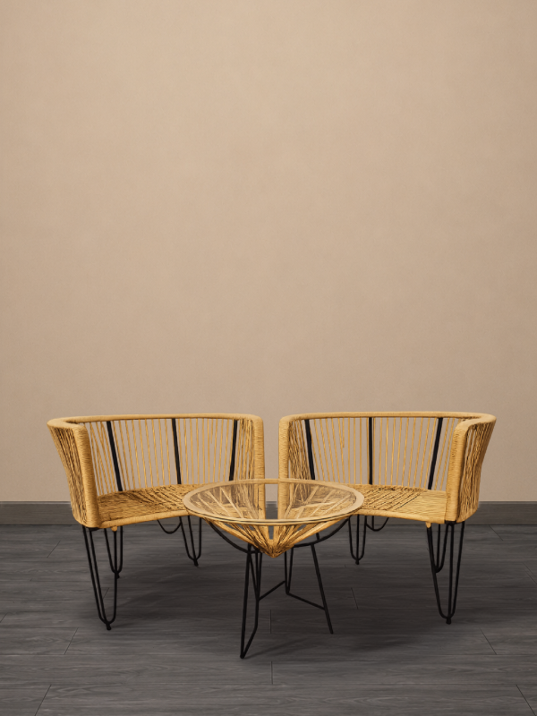Producto - Juego de 4 Sillones Gervasoni + Mesa Redonda - 0