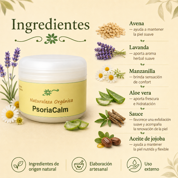 Producto - Crema Natural PsoriaCalm Piel Sensible con Psoriasis - 2