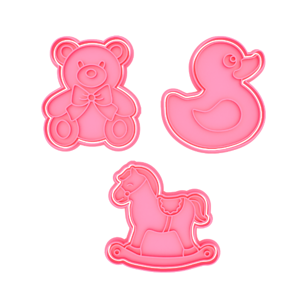 Producto - Cortante De Galletitas Set X3 Bebe 2 -ei