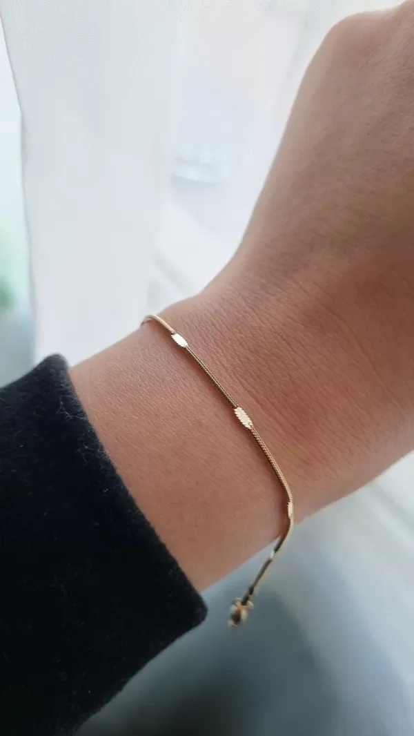 Producto - Pulsera cola de ratón y chatita AD