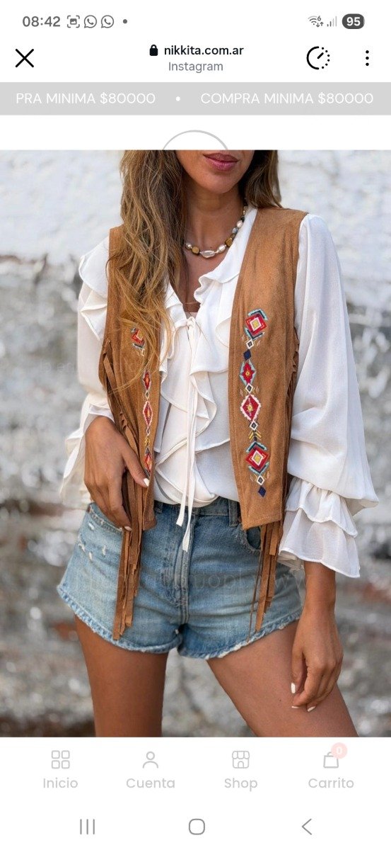Producto - Chaleco boho