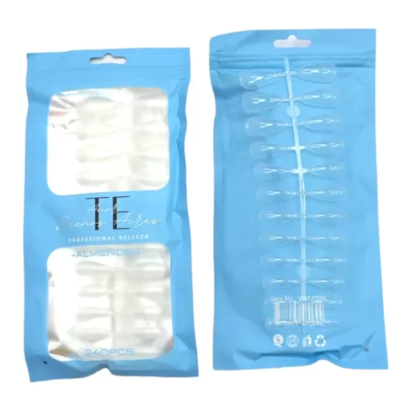 Producto - TIPS SOFT GEL PRE LIMADO ALMENDRA TEI 240PCS