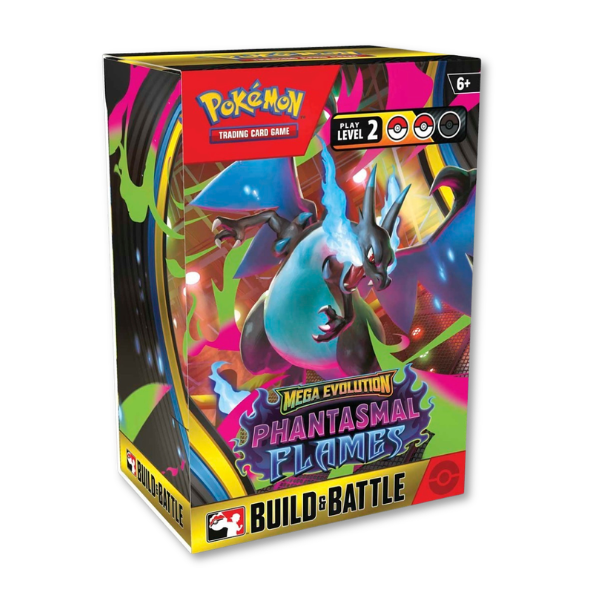 Producto - Pokémon TCG: Mega Evolution-Phantasmal Flames Build Battle Box