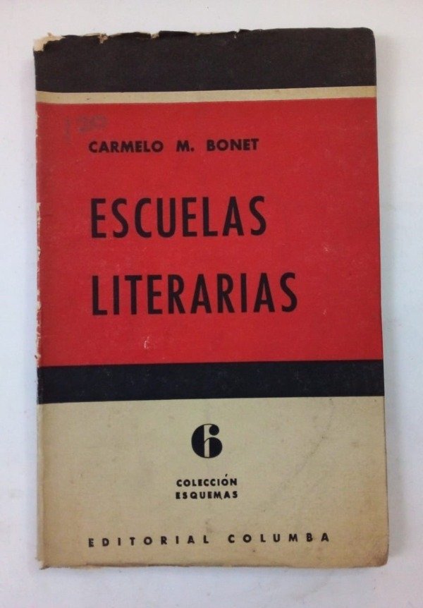 Producto - Escuelas literarias - Carmelo M Bonet - Columba 1965 - Esquemas #6